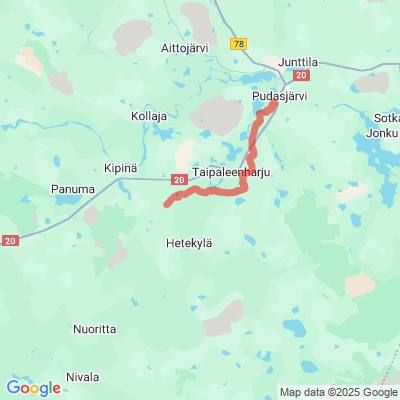 Pudasjärvi - Ylikiiminki moottorikelkkareitti