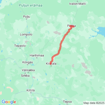 Levi - Pokka moottorikelkkareitti