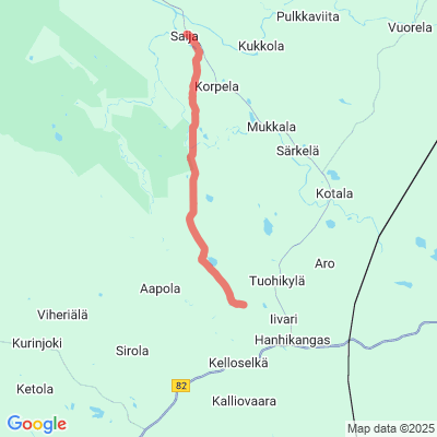 Moottorikelkkareitti Hanhikangas-Saija