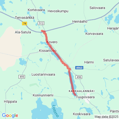 Kovero - Lastujärvi (Savilahti) Moottorikelkkaura