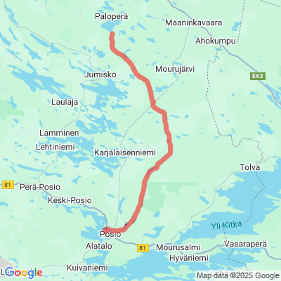 Posio - Suomutunturi Moottorikelkkaura
