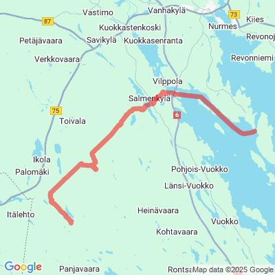 Pielinen (Kynsisaari) - Jokiniemenkangas Moottorikelkkaura