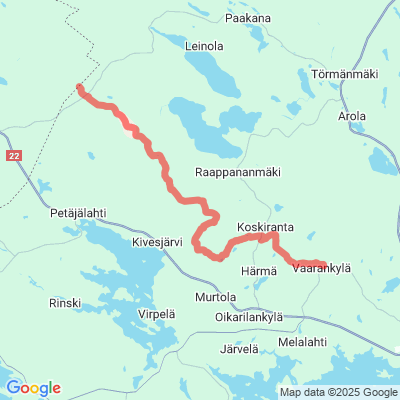 Vaarankylä - Saukkosuo (kunnanraja) Moottorikelkkaura
