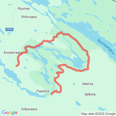 Ruunaanlenkki moottorikelkkaura