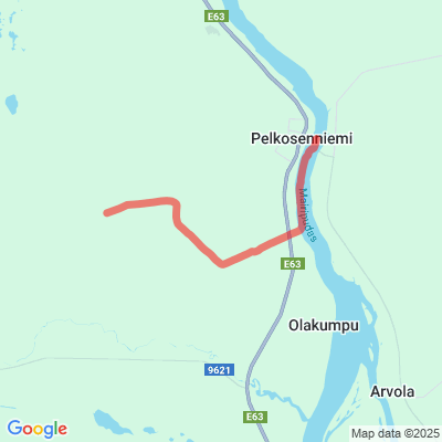 Pelkosenniemen kk:n moottorikelkkaura