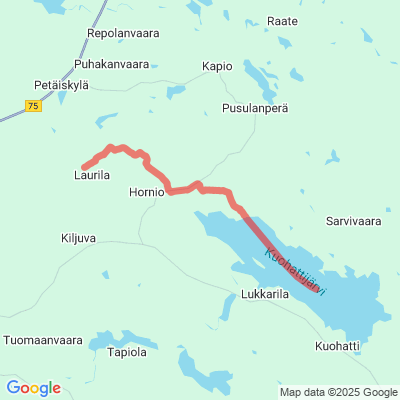Kuohattijärvi - Hornionvaara Moottorikelkkaura
