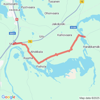 Uuro - Herneniemi Moottorikelkkaura