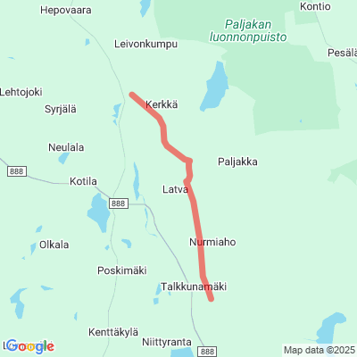 Rakennuskangas - Löytölä (kunnanraja) Moottorikelkkaura