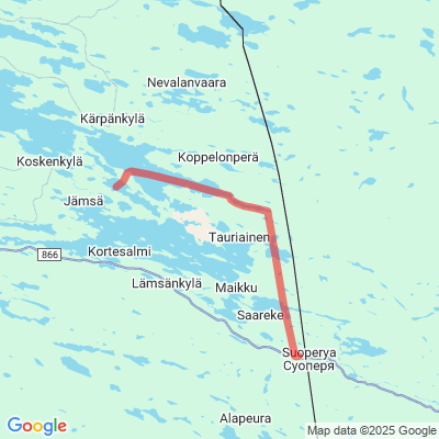 Koskenkylä-Raja-asema Moottorikelkkaura