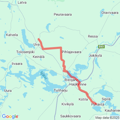 Pyhäntä - Ristijärvi - Humalavaara Moottorikelkkaura
