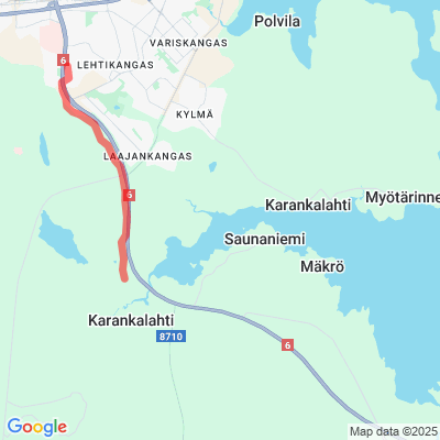 Lehtikangas - Karankalahti - Katajanokka Moottorikelkkaura