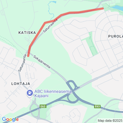 Kajaanin taajamaan moottorikelkkaura