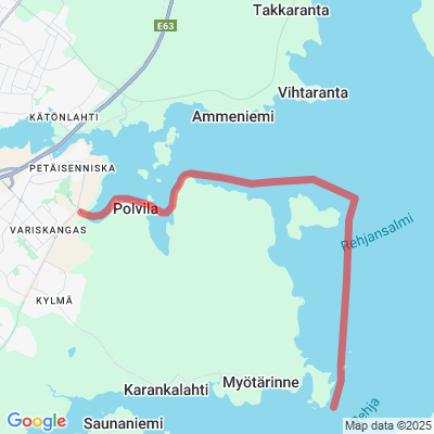 Petäisenniska - Rehjansaari - Saunaniemi (kunnanraja) Moottorikelkkaura