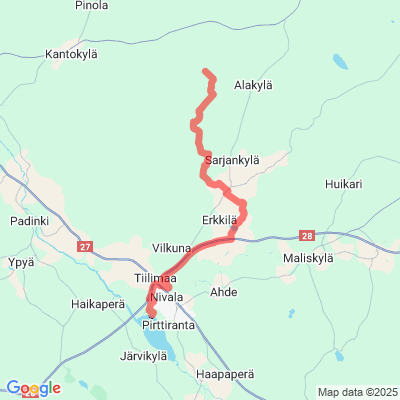 Nivala - Takuneva (kunnanraja) Moottorikelkkaura