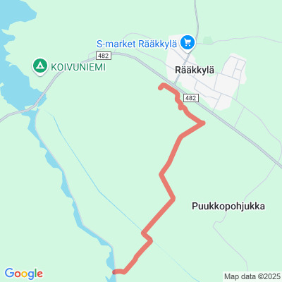 Rääkkylän taajamaan moottorikelkkaura