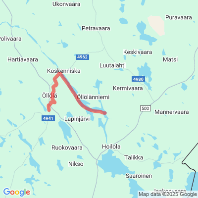 Hoilola-Myllykoski-Ollola Moottorikelkkaura