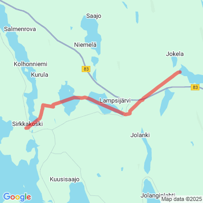 Sirkkakoski - Raanujärvi Moottorikelkkaura