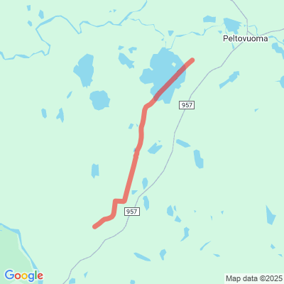 Sitsapesänoja - Peltojärvi Moottorikelkkaura