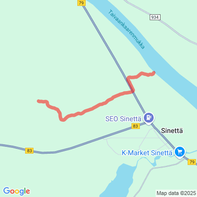 Sinettä - Pohtimolampi Moottorikelkkaura