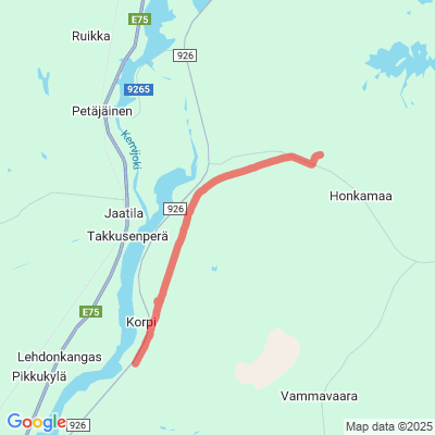 Venejoki - Ossauskoski Moottorikelkkaura