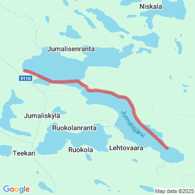 Jumaliskylä - Ämmänsaaren ja Kuhmon ura Moottorikelkkaura