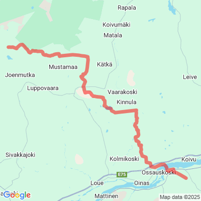 Maikunjänkä - Sivakkavuoma (kunnanraja) Moottorikelkkaura