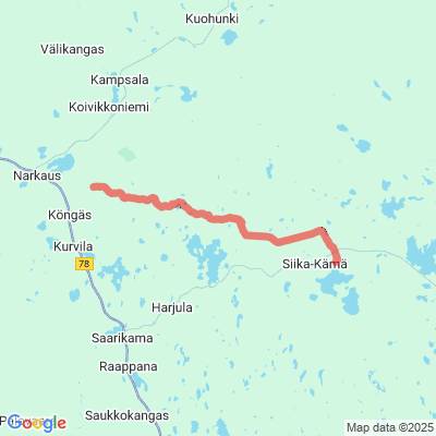 Narkausjärvi - Siikäkämä Moottorikelkkaura
