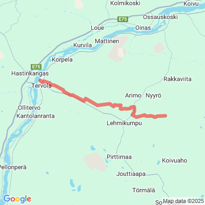 Kirkonkylä - Arppeenlampi Moottorikelkkaura