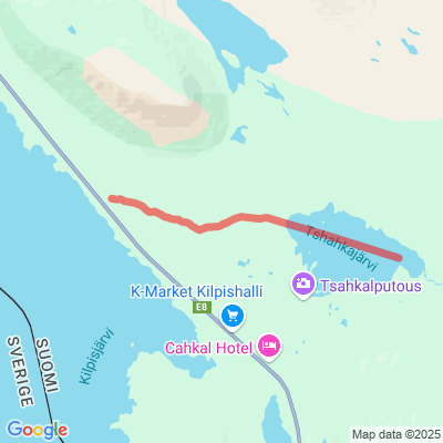 Kilpisjärvi - Tsahkaljärvi Moottorikelkkaura