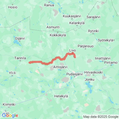 Pudasjärvi - Livon kylä - Yli-ii Moottorikelkkaura