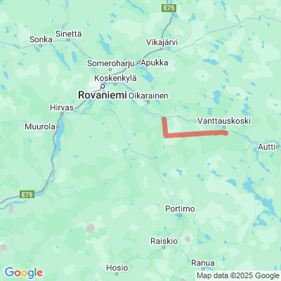 Vanttauskoski - Kivitaipale - Muurola Moottorikelkkaura