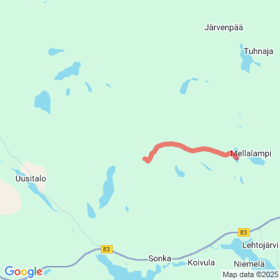 Pohtimolampi - Palojarvi Moottorikelkkaura