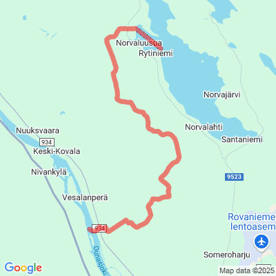 Sinettäjärvi - Norvajärvi Moottorikelkkaura