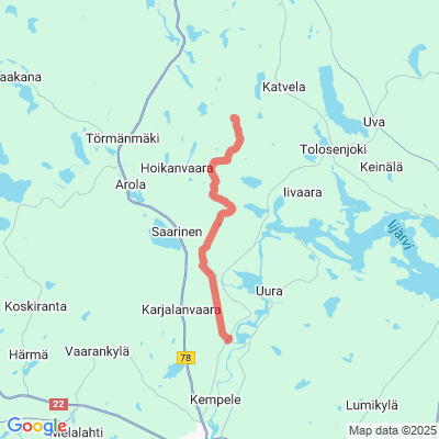 Leppikoski - Taapuri (kunnanraja) Moottorikelkkaura