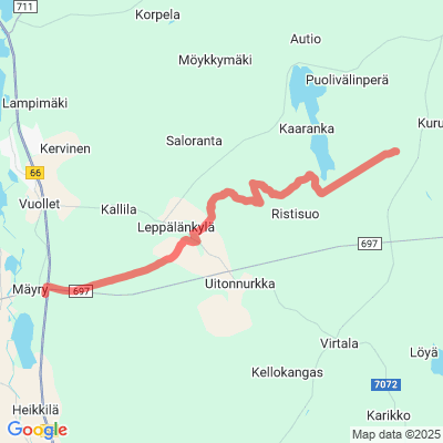 Mäyryn Neste-Kaarankajärvi moottorikelkkaura