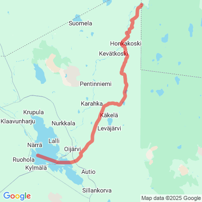 Moottorikelkkaura Oijärvi - Ranuanraja