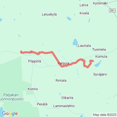 Ukkohalla-Puolangan raja Moottorikelkkaura