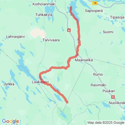 Sotkamo-Rautavaara  Moottorikelkkaura