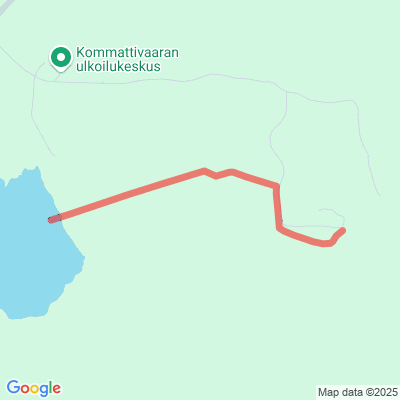 Kommattilampi-Jokkerin Hiihtomesta Moottorikelkkaura