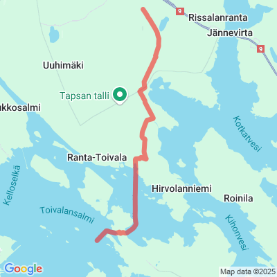 Vaajasalo - Siilinjärven raja Moottorikelkkaura