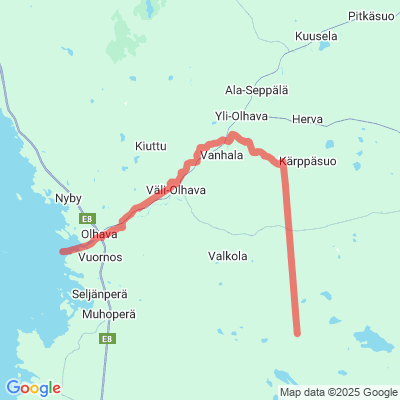 Moottorikelkkaura Muhosuo - Olhava