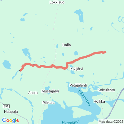 Hoikkajärvi-Suomussalmen raja Moottorikelkkaura
