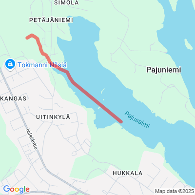 Simola - Nilsiän venesatama Moottorikelkkaura