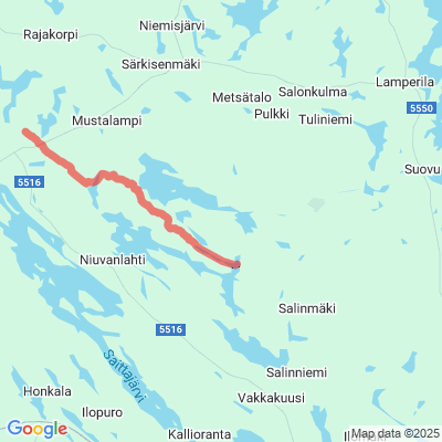 Itä-Karttula - Kaislastenlahti Moottorikelkkaura