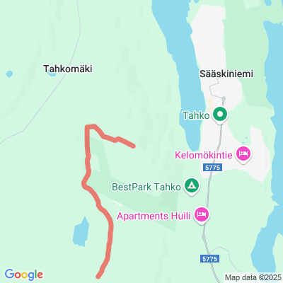 Pisto Tahkon tankkauspaikalle Moottorikelkkaura
