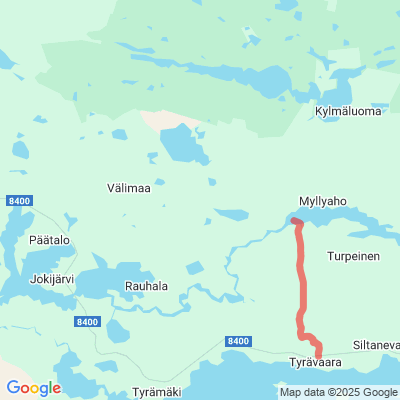 Kylmäluoma - Tyrävaara Moottorikelkkaura