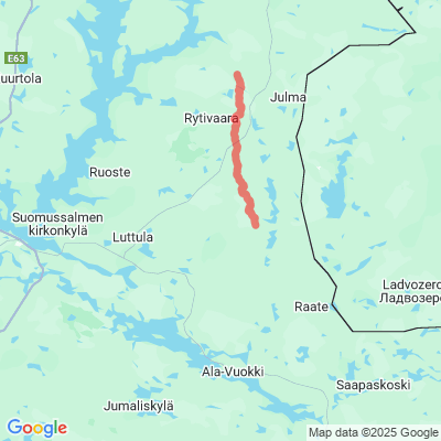 Peuronkangas - Puras - Teerilampi Moottorikelkkaura