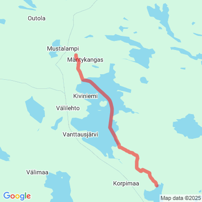 Vanttauskoski - Iso-Outo Moottorikelkkaura