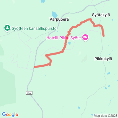 Syöteympyrä kelkkaura Moottorikelkkaura