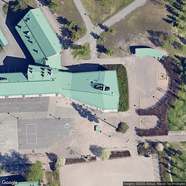 Karamalmens skolan liikuntasali